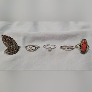 Mini Silver Ring Set